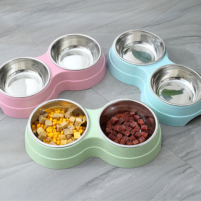 Pet Drinking Dish Feeder | Cat Puppy Feeding Supplies | Small Dog Accessories