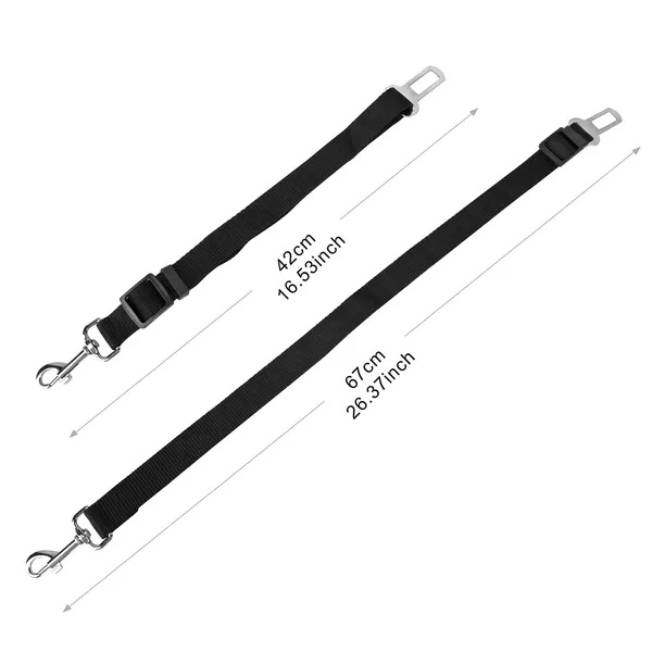 2Pcs Pet Dog Seat Belt Leash Adjustable Pet Dog Cat Safety Leads Harness - Image 6