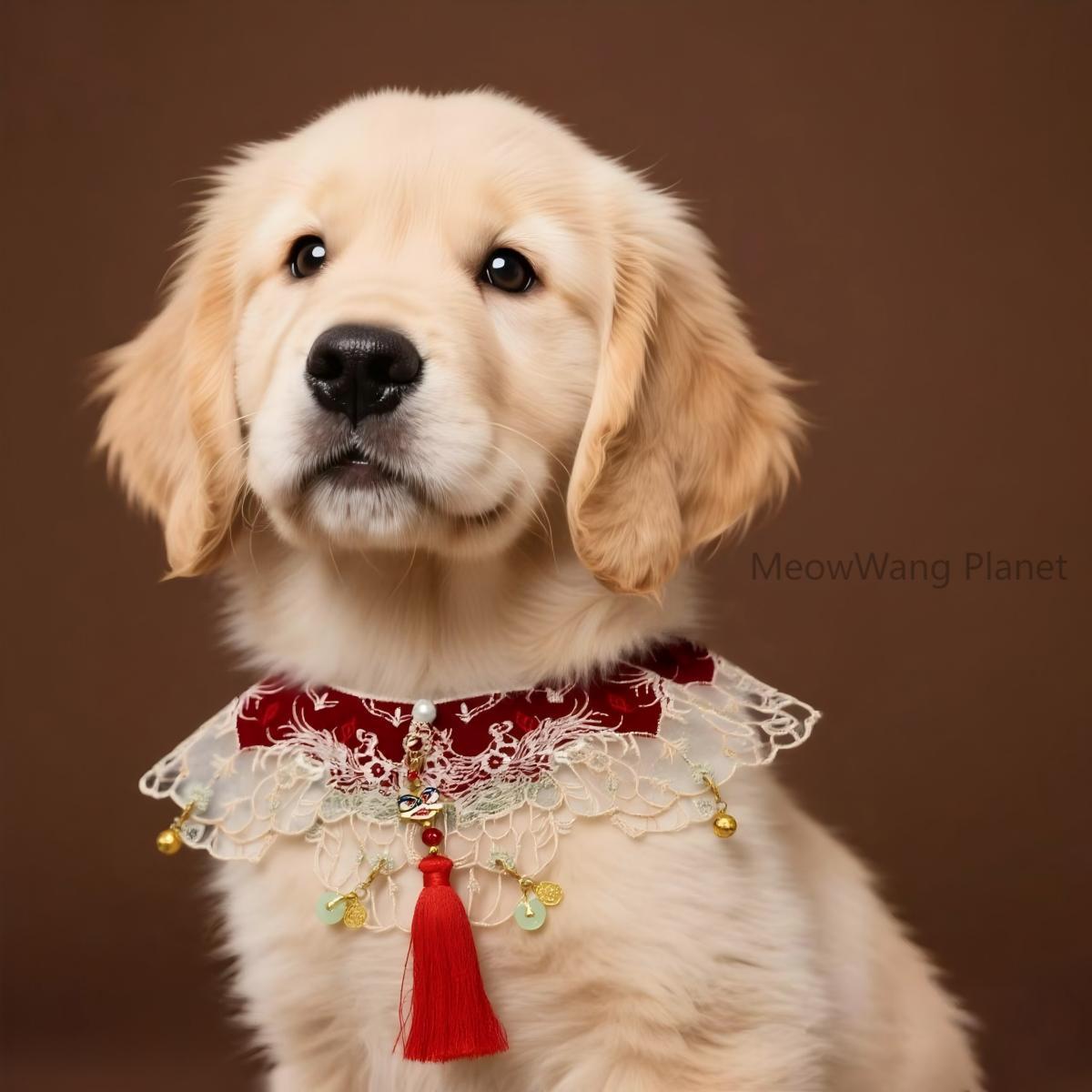 Stylish Scarf Accessory Elegant Cloud Collar For Pets